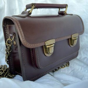 Beara Beara Santa Anna Mini Brown Handbag
